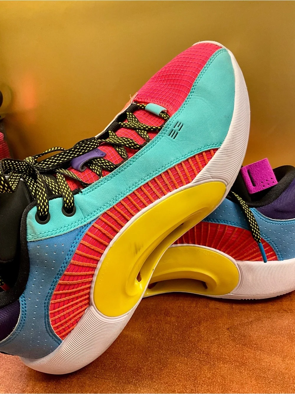 Jordan vibrant sneakers